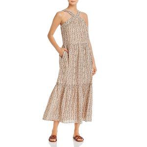 Joie Women's Rosable Printed Maxi Tiered Dress